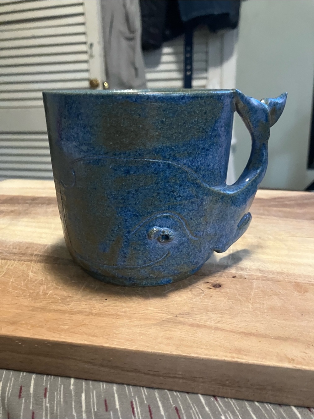 Handcrafted Ceramic Large Whale Tail Mug